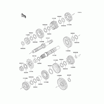 Transmission(KLX300-A8/A9)