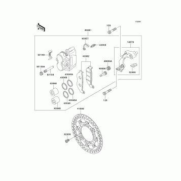 Front Brake(KLX300-A7/A8)