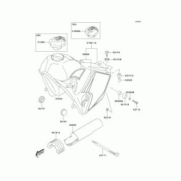 Fuel Tank(KLX400-A1)