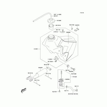 Fuel Tank(KLX400-B2)