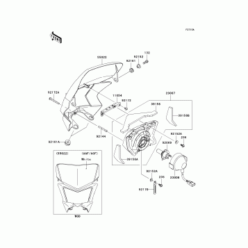 Headlight(s)(JKALXGA1_AA013365-)