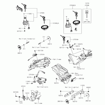 Ignition Switch/Locks/Reflectors