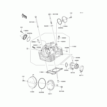 Cylinder Head(A8F-A9FA)