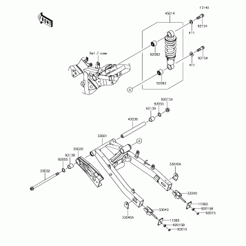 Swingarm/Shock Absorber