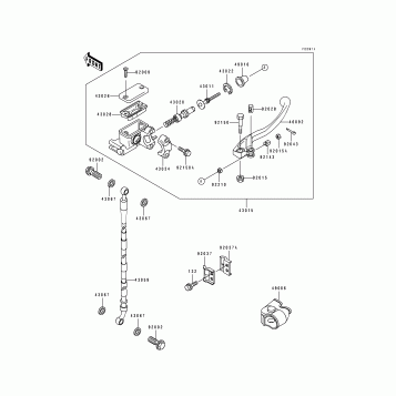 Front Master Cylinder(KX100-B7)