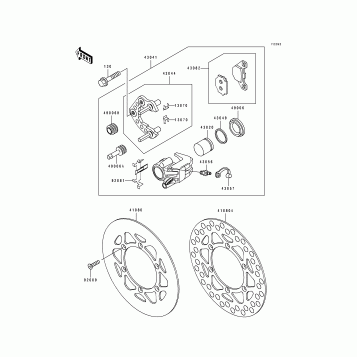Front Brake(KX100-B5/B6)