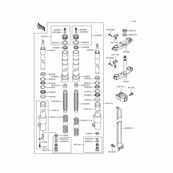 Front Fork(KX100-B5/B6)