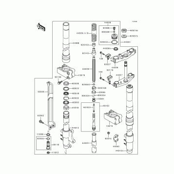 Front Fork(KX125-H1)