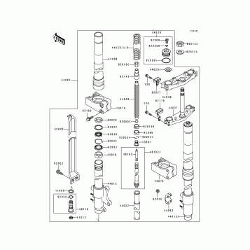 Front Fork(KX125-H2)
