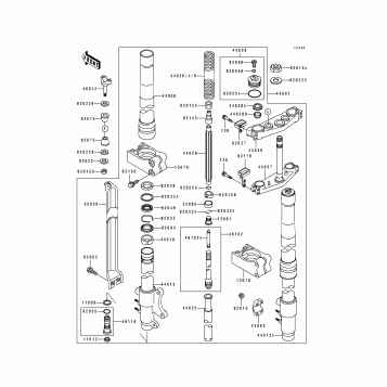Front Fork(KX250-H1)