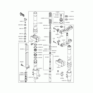 Front Fork(KX250-H2)