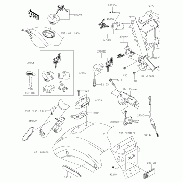 Ignition Switch/Locks/Reflectors