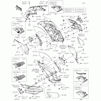 Cowling(Center)(JGF-JKF)