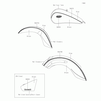 Decals(Gray/Black)(BHF)