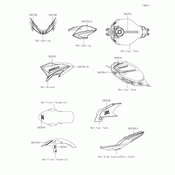 Decals(White)(KMFAN/KMFAL)