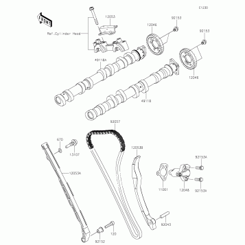 Camshaft(s)/Tensioner