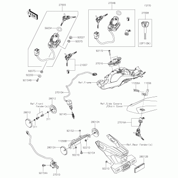 Ignition Switch/Locks/Reflectors
