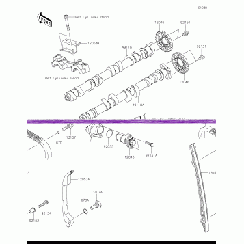 Camshaft(s)/Tensioner