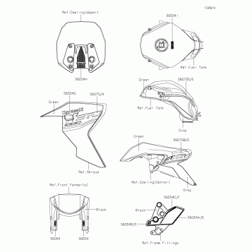 Decals(Green/Gray)(DLF)(CA,US)