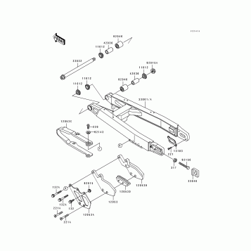 Swing Arm(KX500-E2/E3)