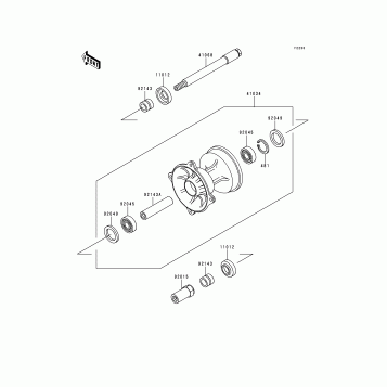 Front Hub(KX500-E4/E5)