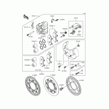 Front Brake(KX500-E4/E5)