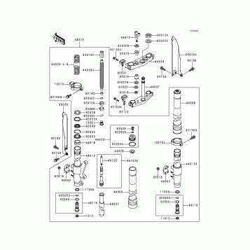 Front Fork(KX500-E6/E7)