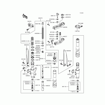 Front Fork(KX500-E8)