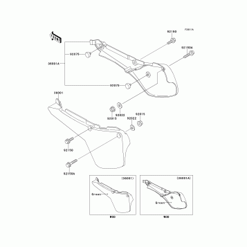 Side Covers(KX60-B12/B13/B14)