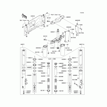 Front Fork(D7F/D7FA/D8F/D8FA)