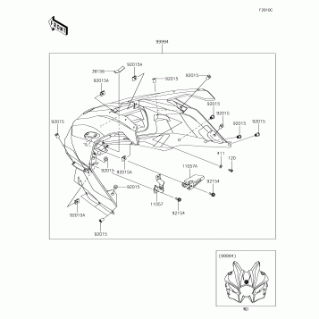 Accessory(Carbon Cowling Kit)(XHF/XJF)