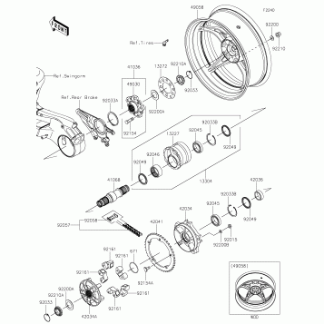 Rear Wheel/Chain(YHF/YJF)