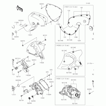 Left Engine Cover(s)