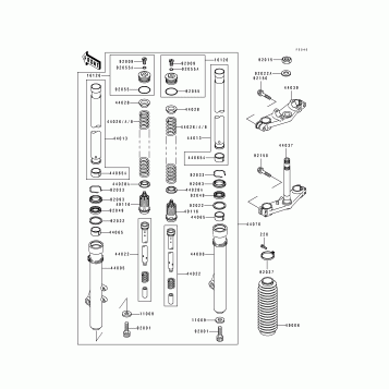 Front Fork(KX80-R4/R5)