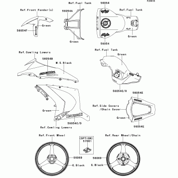Decals(Green)(KCF)(CA,US)