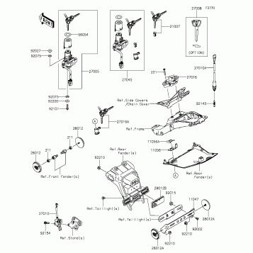 Ignition Switch/Locks/Reflectors