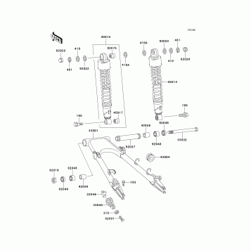 Swingarm/Shock Absorber
