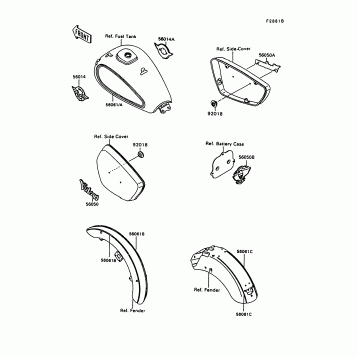 Decals(Ebony/Red)(VN1500-A11)