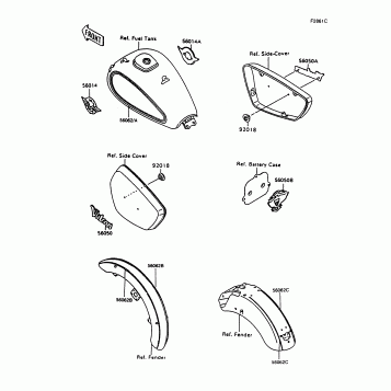 Decals(Bronze/Red)(VN1500-A12)