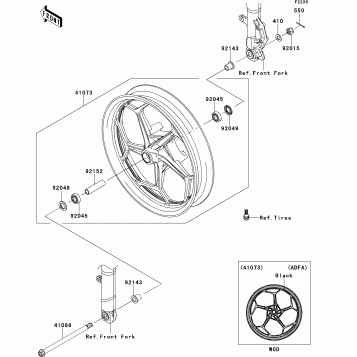 Front Wheel(ADF/AEF)/(ADFA)(CN)