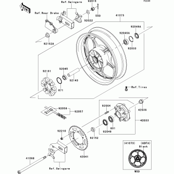 Rear Wheel/Chain(ADF)/(ADFA)(CN)