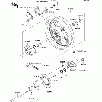 Rear Wheel/Chain(AEF)