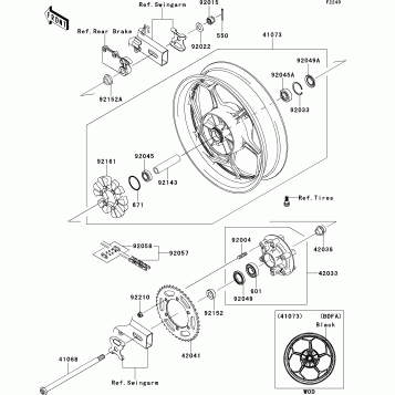Rear Wheel/Chain(BDF-BEF)