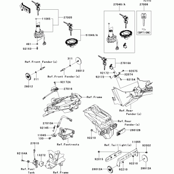 Ignition Switch/Locks/Reflectors