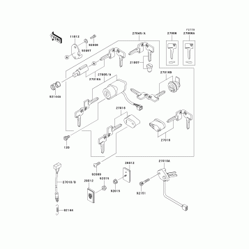 Ignition Switch/Locks/Reflectors