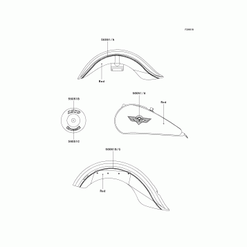 Decals(Red)(VN1500-D2)