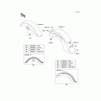 Fenders(VN1500-E5/E6)