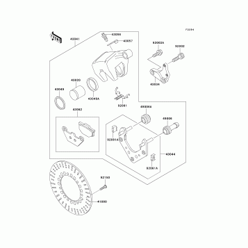 Rear Brake(VN1500-E2/E3)