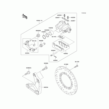 Rear Brake(VN1500-E4-E6)