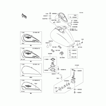 Fuel Tank(VN1500-E5/E6)